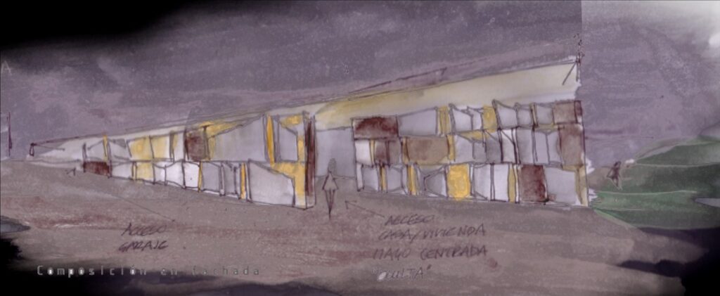 Casa para un mago · maqueta del voladizo horizontal
