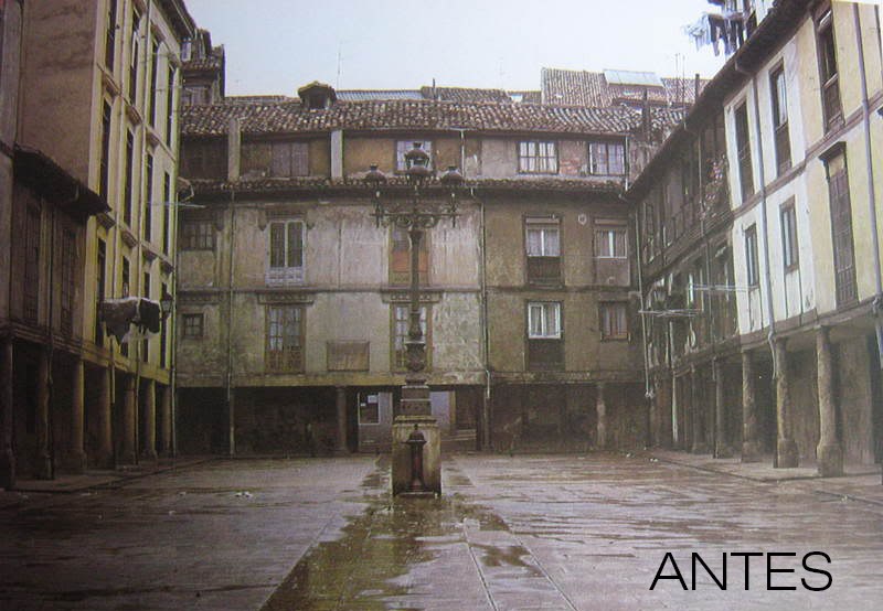 Plaza del Fontán — estado previo a la intervención de 1997